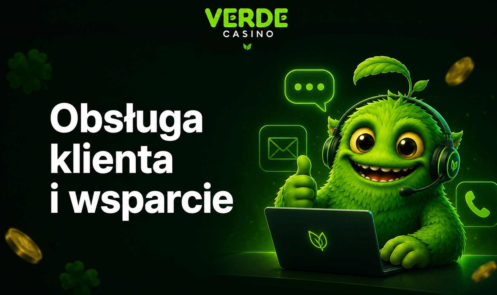 Obsługa klienta Verde Casino i dostępne formy wsparcia
