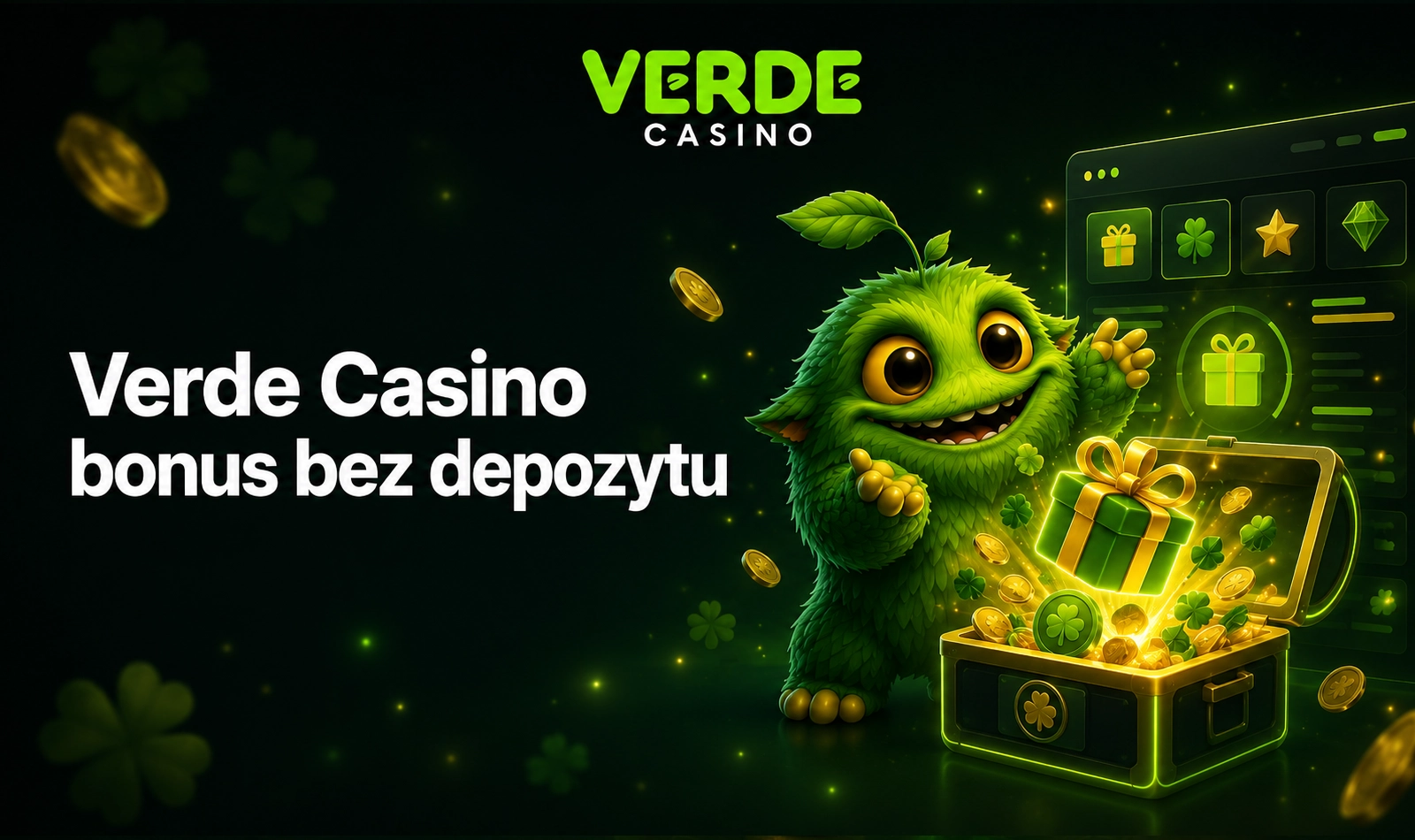 Bonus bez depozytu Verde Casino dla użytkowników szukających darmowej gry
